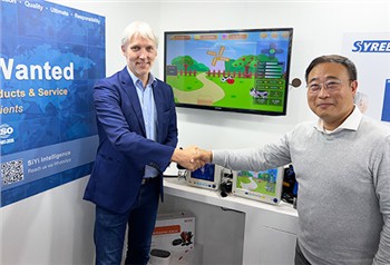 Syrebo đã trưng bày thành công sản phẩm găng tay phục hồi chức năng người máy...